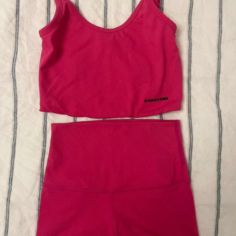 Dance One hot pink dance set